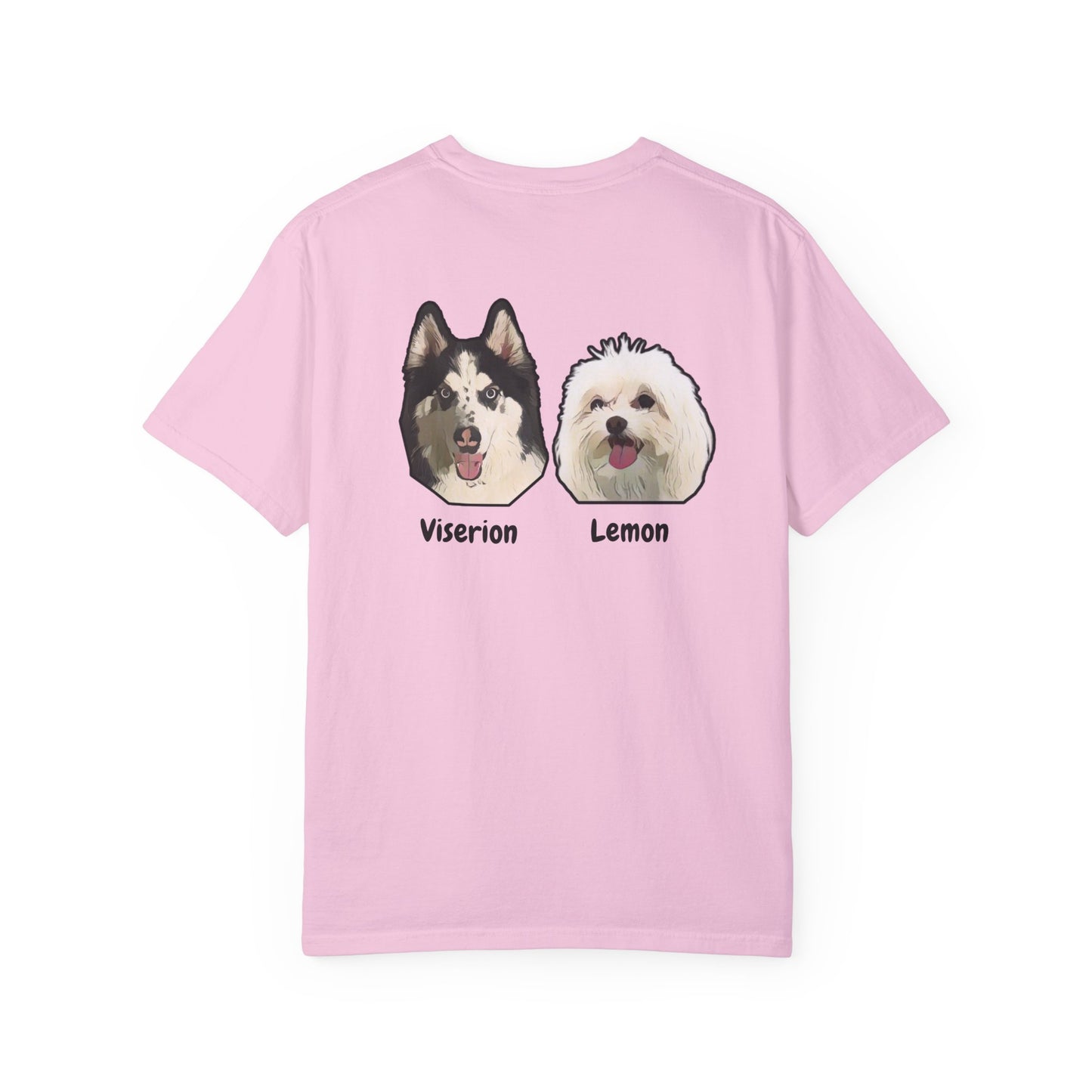 Custom Pets Portrait T-Shirt - Unisex