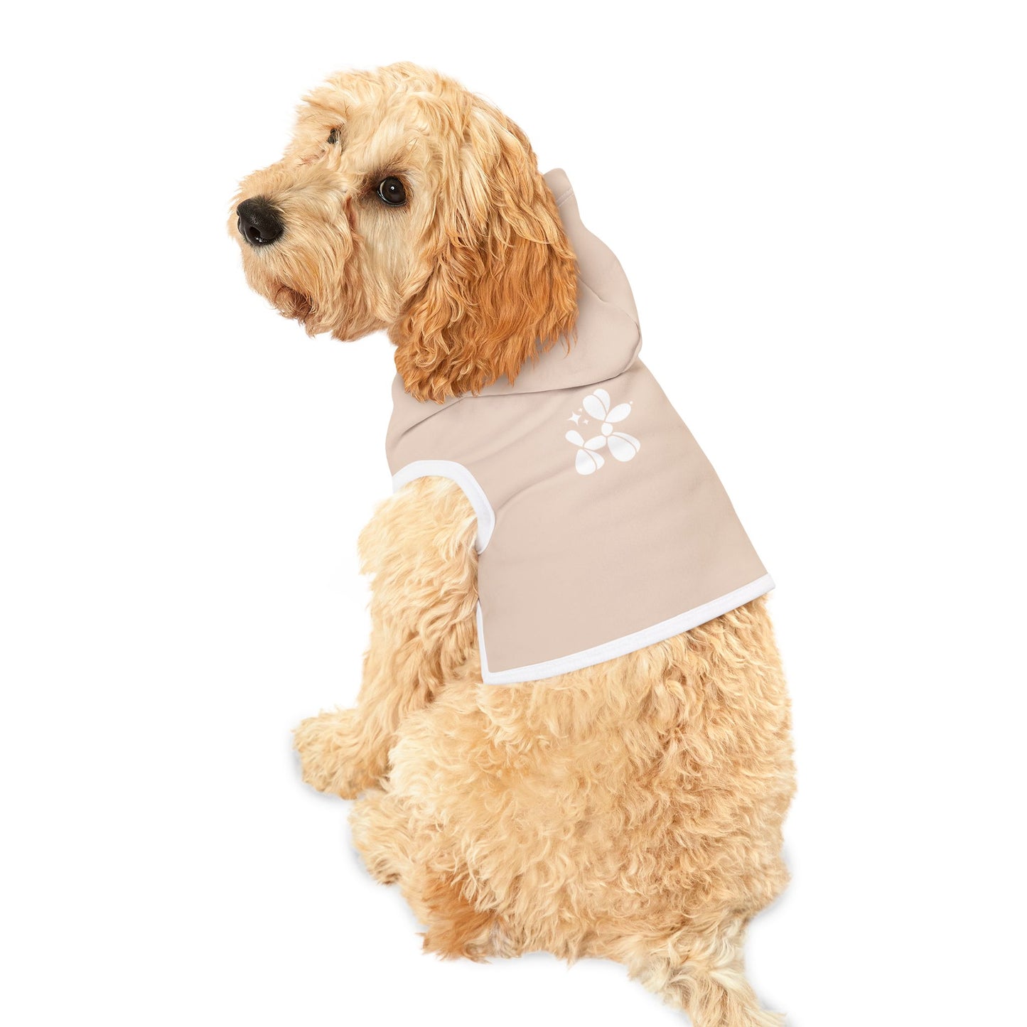 Beige Aesthetic Pet Hoodie