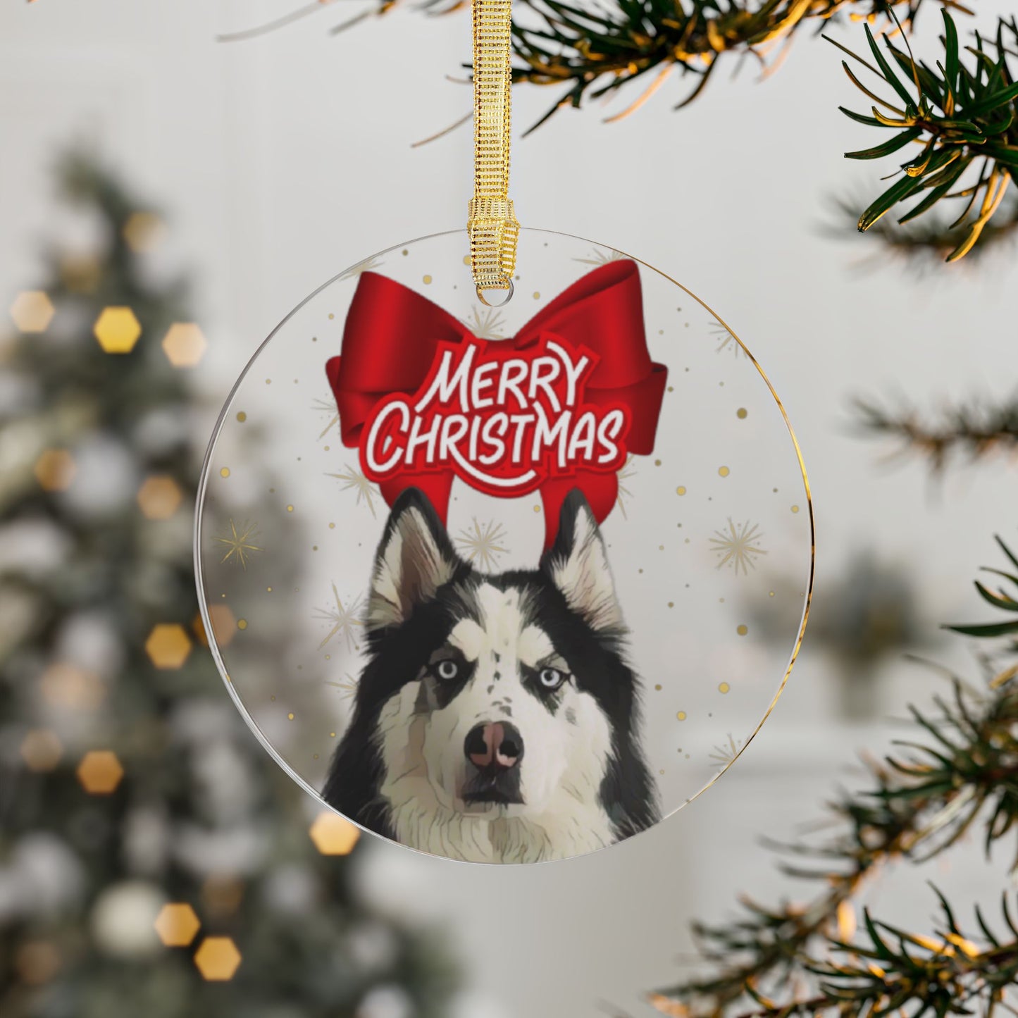 Pet Portrait Acrylic Ornaments