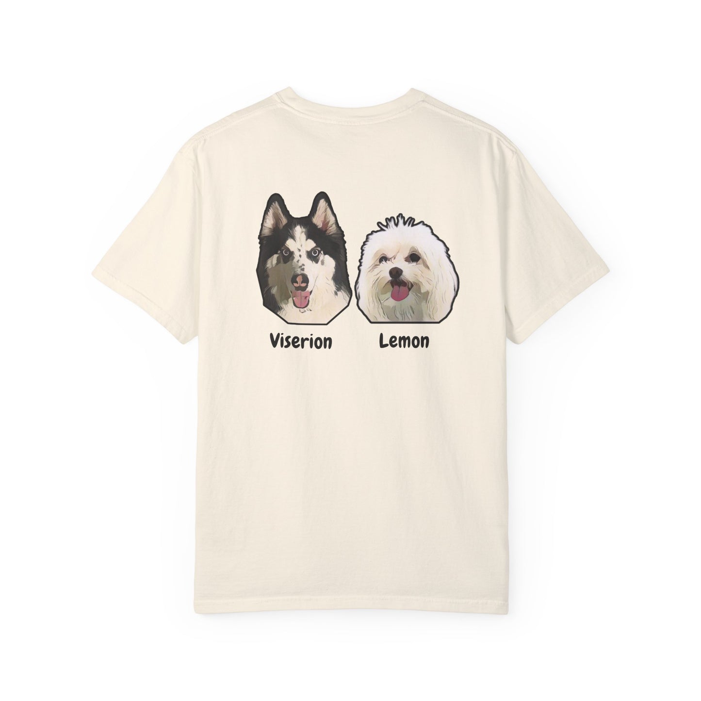 Custom Pets Portrait T-Shirt - Unisex