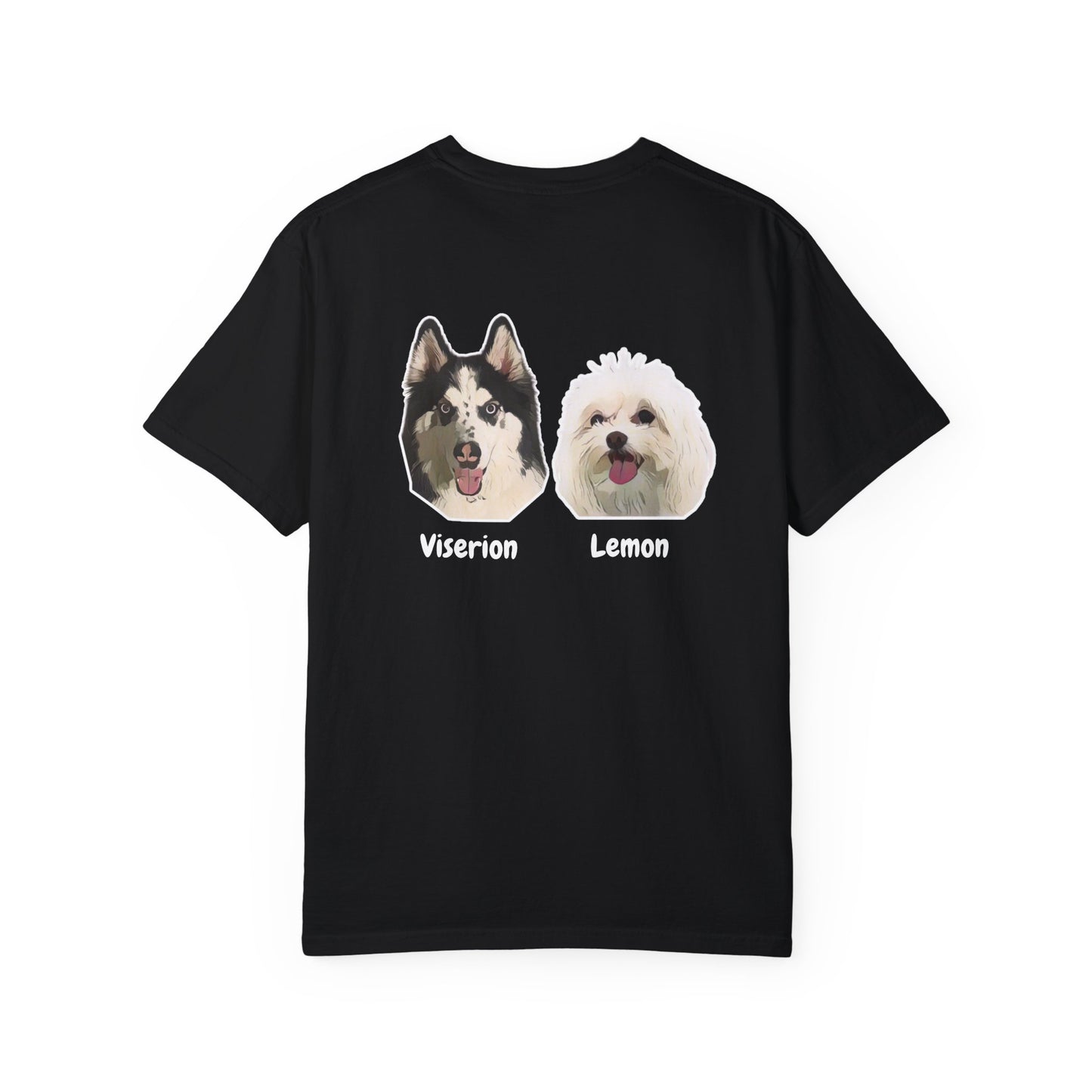 Custom Pets Portrait T-Shirt - Unisex